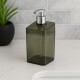 Dispensador de jabón 350ml NEGRO TRASLÚCIDO