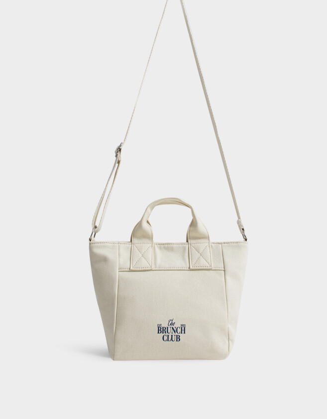 City Cartera City Mini Crudo "campus Club" - Blanco Crudo