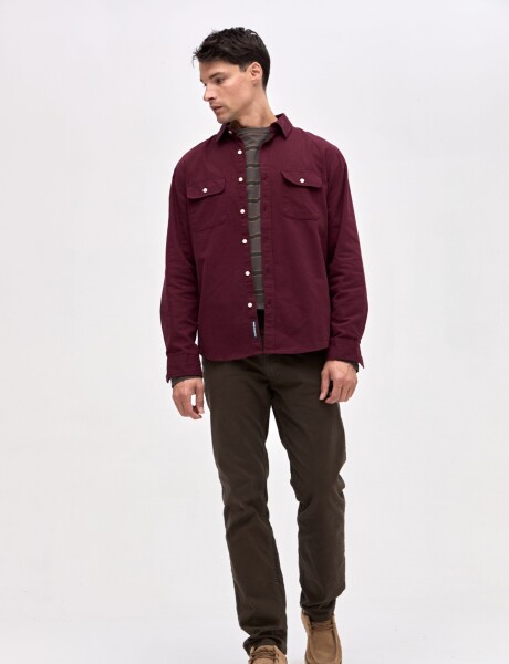 Sobrecamisa Lukas Bordo