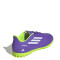 Championes de Niños Adidas Futbol 5 III TF Púrpura - Blanco - Amarillo Limon