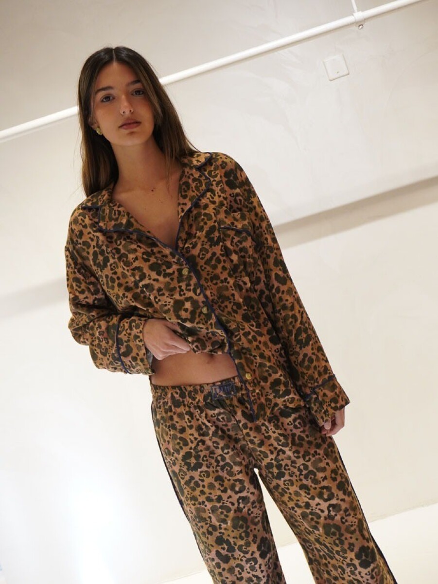 Wild Late Check Out Pijama - Leopard 