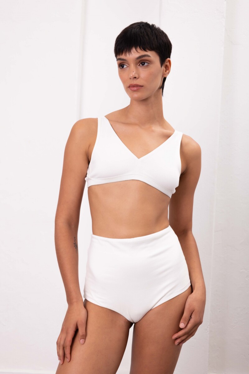 Culotte Lana Algodón – Doble tela y diseño sin elásticos Crema