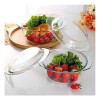 Cacerola borosilicato con tapa 3 L 27x12 cm Cacerola borosilicato con tapa 3 L 27x12 cm