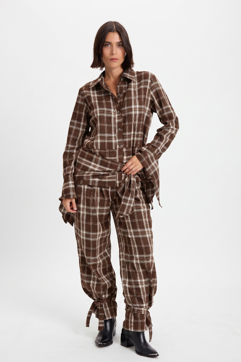 Pantalon Ter Marron/Crudo