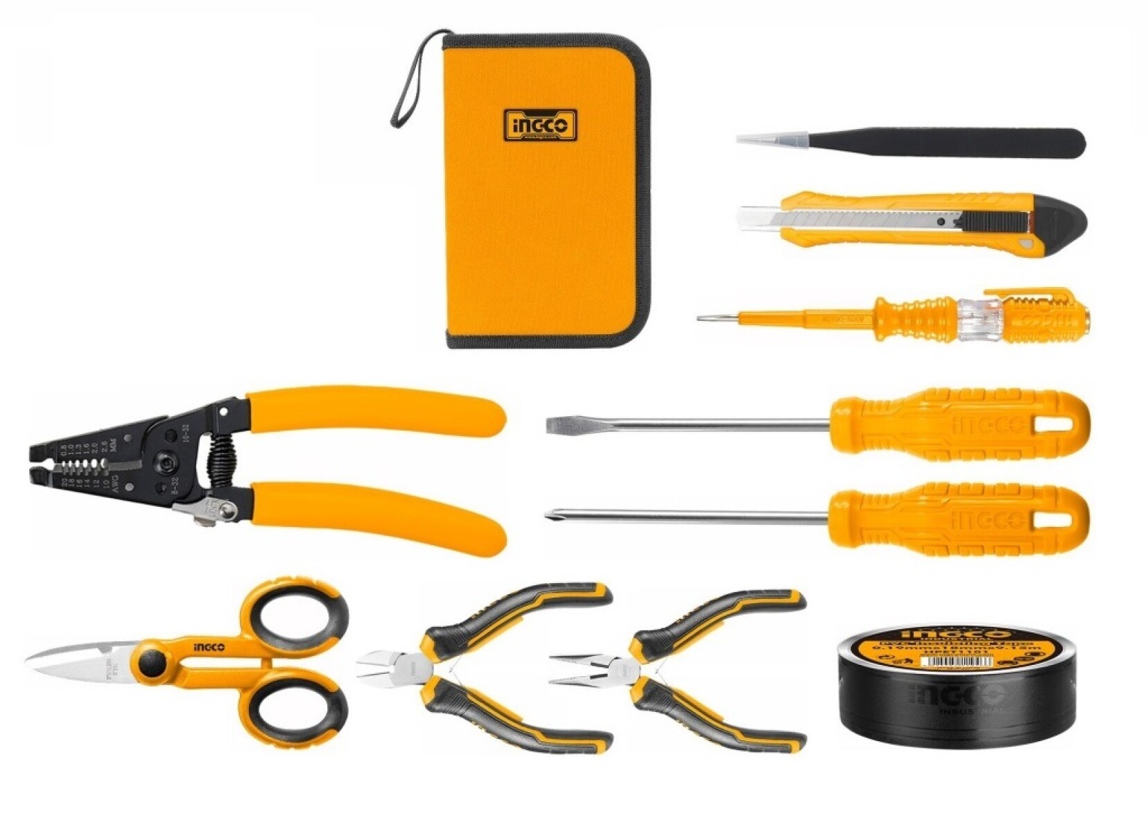 SET 11PCS ELECTRICISTA BASICO INGCO HKETS0111 