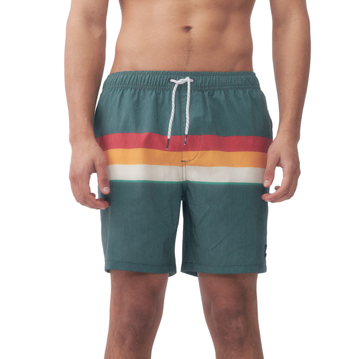 Quiksilver Short Volley Outside Stripe Hombre - Multicolor - Multicolor 