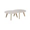 Mesa de Centro Classic - Luna - Conjunto - Línea Manhattan Blanco