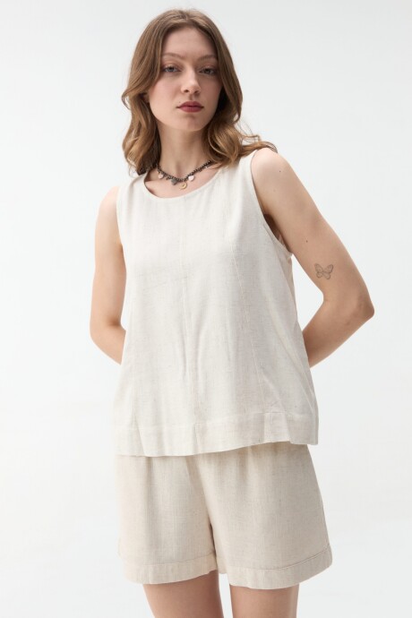 MUSCULOSA RAIZA Beige