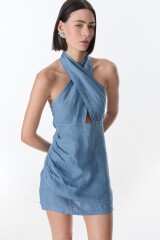 Vestido Vainilla Azul