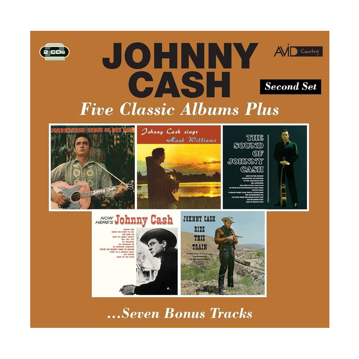 Johnny Cash - Five Classic Albums Plus - Cd 