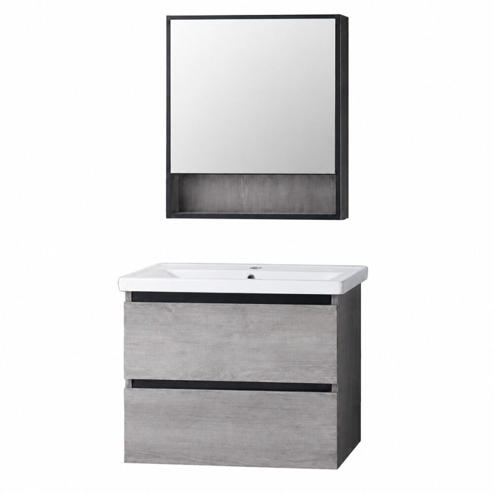 CONJUNTO MUEBLE DE BAÑO SUSPENDIDO MODELO 2023-60-5 / MUEBLE + BACHA + BOTIQUIN CON ESPEJO Conjunto Mueble De Baño Suspendido Modelo 2023-60-5 / Mueble + Bacha + Botiquin Con Espejo