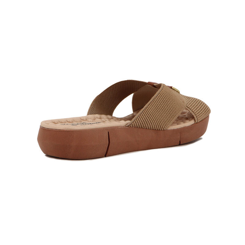 Modare Sandalia Elastico Flex Tan-camel