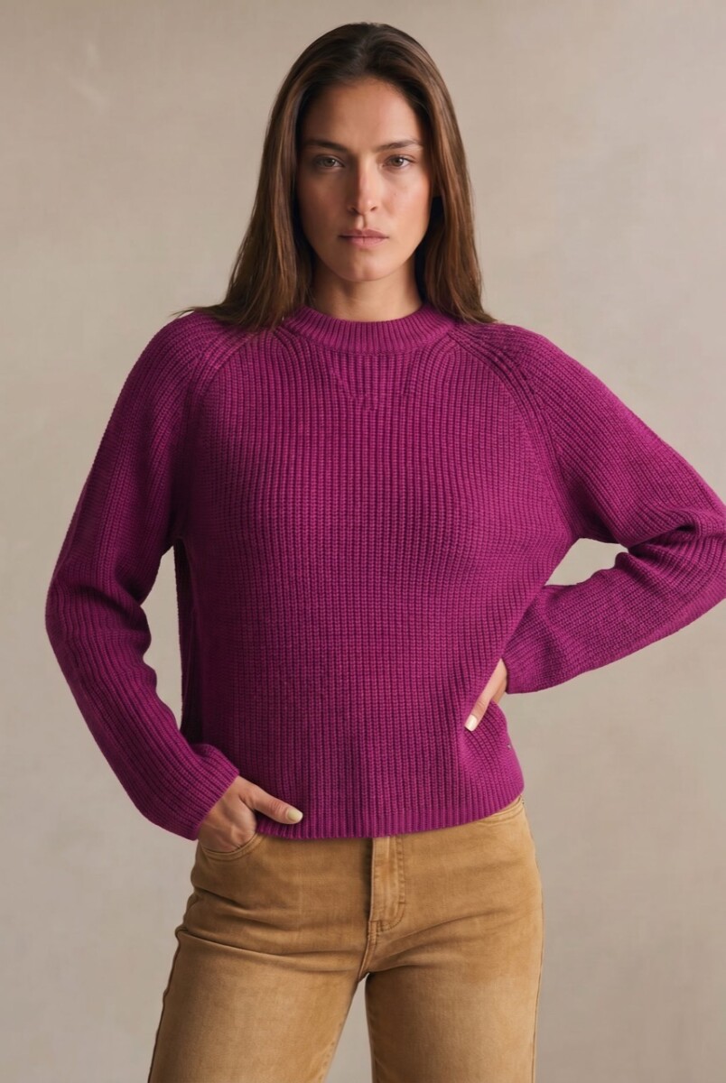 Sweater Algodon - Magenta 
