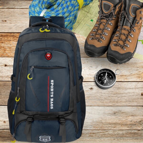 Mochila Urbana Deportiva Clemur 50 Lts Senderismo Camping Escolar Color Azul Y Negro Diseño De La Tela Lisa Clemur Mochila Urbana Deportiva Clemur 50 Lts Senderismo Camping Escolar Color Azul Y Negro Diseño De La Tela Lisa Clemur