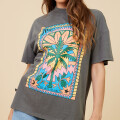 T-SHIRT DROMA RUSTY Gris