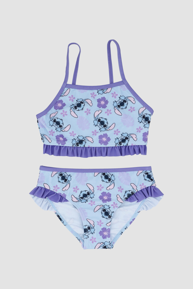 BIKINI STITCH RUFFLE - SWEET LILAC 
