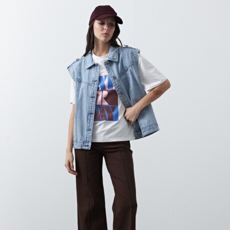 REMERA ERICA PRINTED Blanco