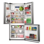 Refrigerador MULTIDOOR Frío Seco 633 Lts Black C/D INVERTER Gris