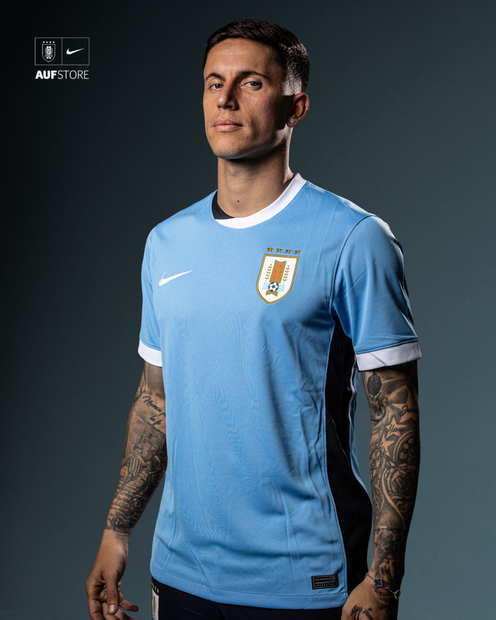 Camiseta 2ª Uruguay 2024/2025 Para Hombre