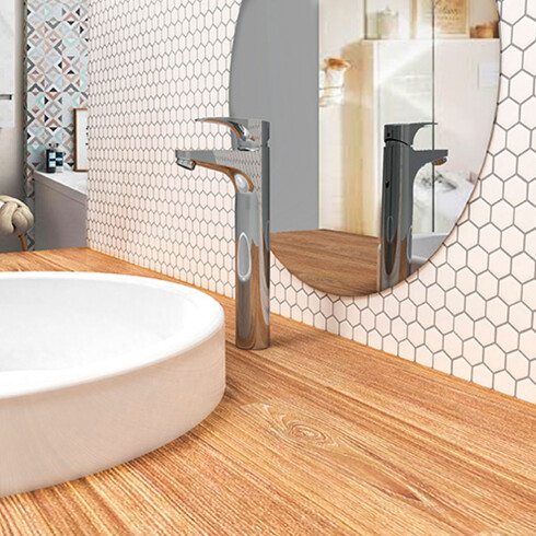 Juego De Griferia Completo,Incluye Ducha Embutida,Lavatorio Alto Y Bidet Linea Fv-Iguazu 000