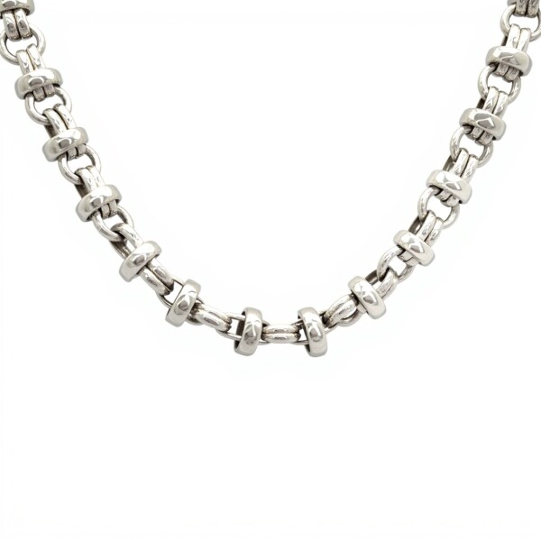 Cadena aro enlazado-Plata 925-Sin Piedra-CD3383 sinpiedra