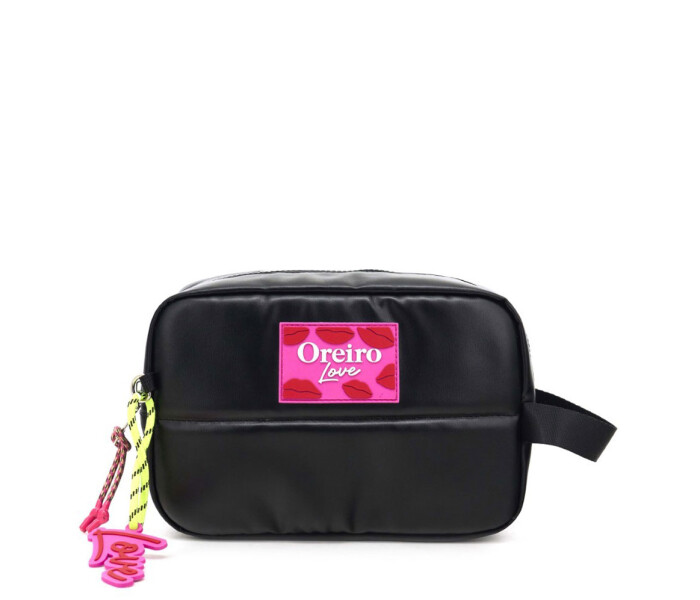 Necessaire Las Oreiro Oreiro Love Negro