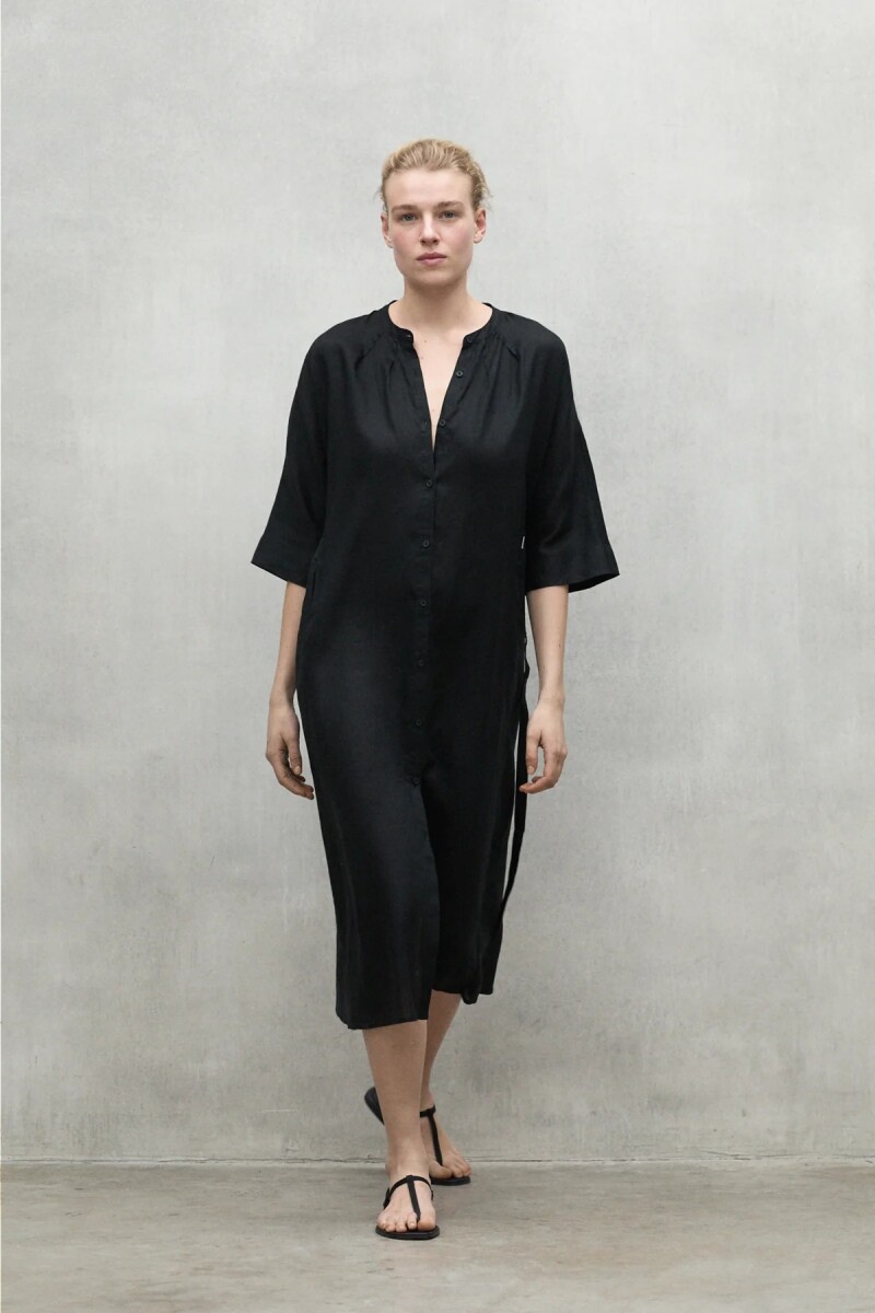 VESTIDO LARGO LEA Negro