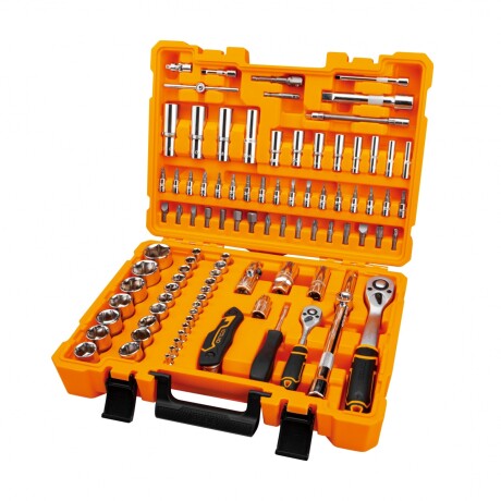 DINGQI JUEGO 94 PIEZAS LLAVES & ACCESORIOS & DADOS CR-V 1/2-1/4 Dingqi Juego 94 Piezas Llaves & Accesorios & Dados Cr-v 1/2-1/4