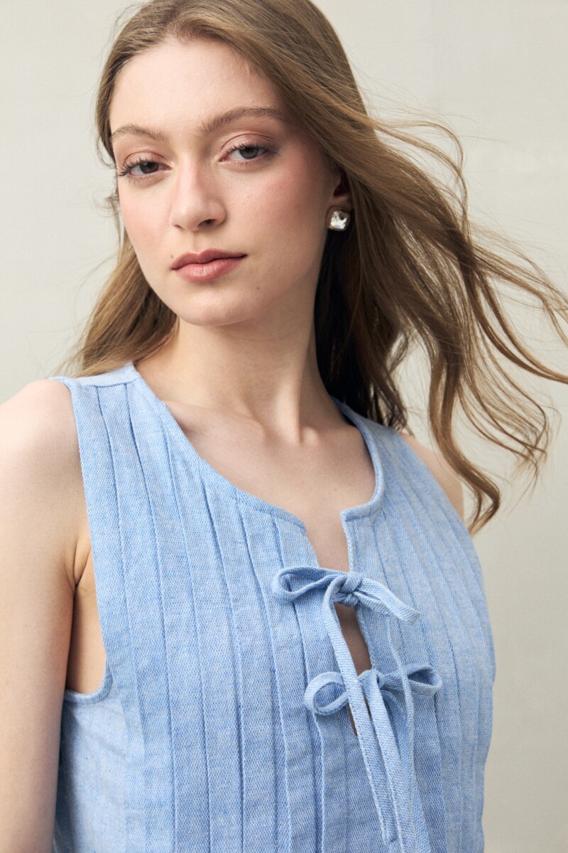 VESTIDO ODEN Azul Melange