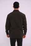 Sobrecamisa de gabardina Gris oscuro