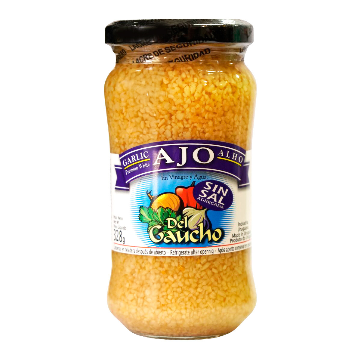 Ajo En Vinagre Del Gaucho S/Sal 328G 
