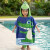 Bata Poncho con Forma Infantil Varios Diseños 100% Algodón 60 x 60 cm COCODRILO
