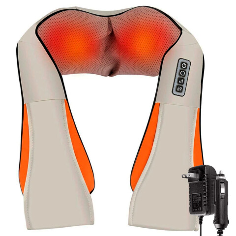 Masajeador Like Lk-mj01 Corporal Shiatsu MASAJEADOR NUCA Y ESPALDA SHIATSU MARRON