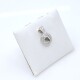 Colgante en oro 18k blanco y brillantes Colgante en oro 18k blanco y brillantes