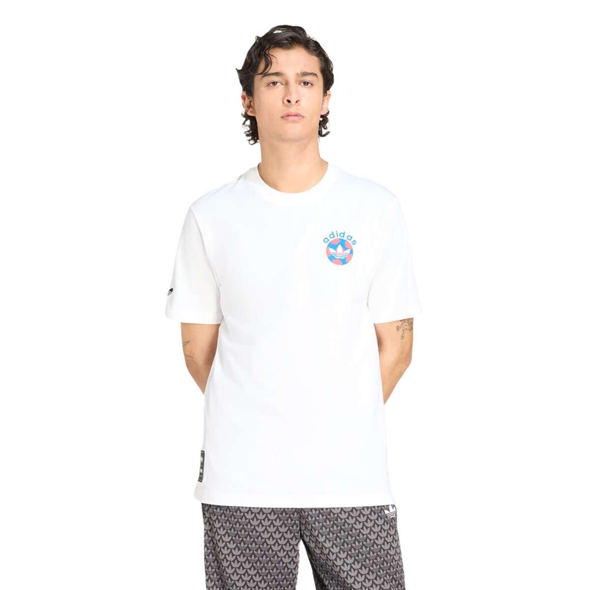 Remera Adidas Ftbl Gfx Ss T - Blanco 