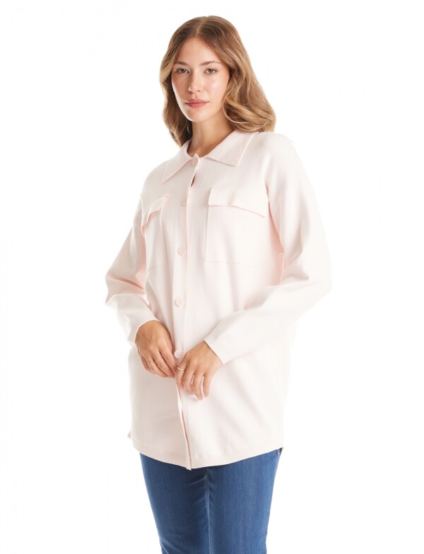 Sobrecamisa Bolsillos ROSA