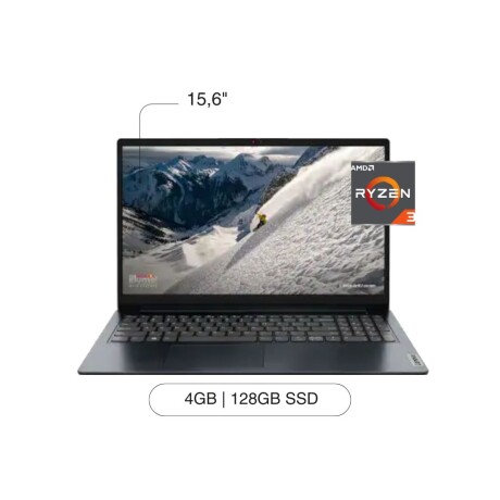 Notebook LENOVO IdeaPad 1 15,6' FHD 128GB / 4GB RAM R3-7320U W11 Notebook LENOVO IdeaPad 1 15,6' FHD 128GB / 4GB RAM R3-7320U W11