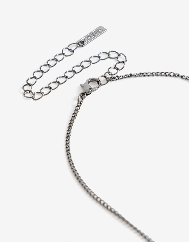 Collares Cortos Metal Collares Cortos Metal Estrellas - Plateado Hematite