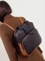 MOCHILA CLARA NEGRO Y SUELA