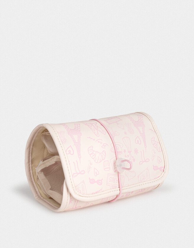 Porta Cosméticos Portacosméticos Desplegable - Rosa Viejo
