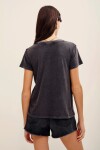 REMERA LUNE FLY Gris Oscuro