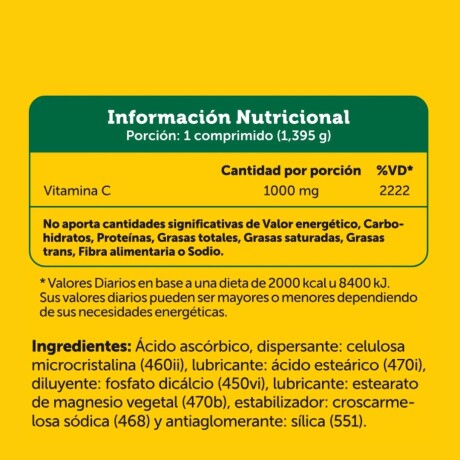 Vitamina C 1000mg 100caps Natural Life Vitamina C 1000mg 100caps Natural Life