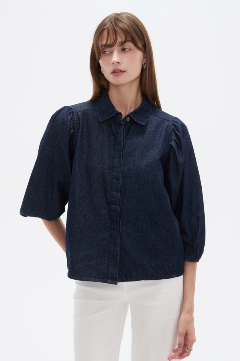 Camisa Tivran - Azul Oscuro 