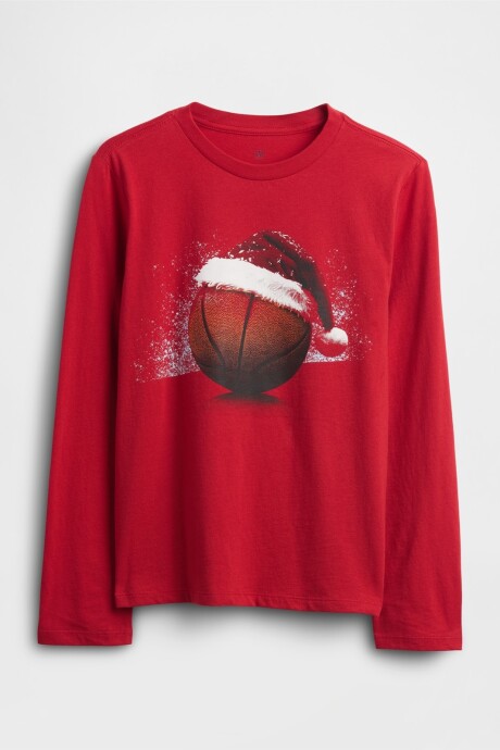Remera Gráfico Niño Modern Red