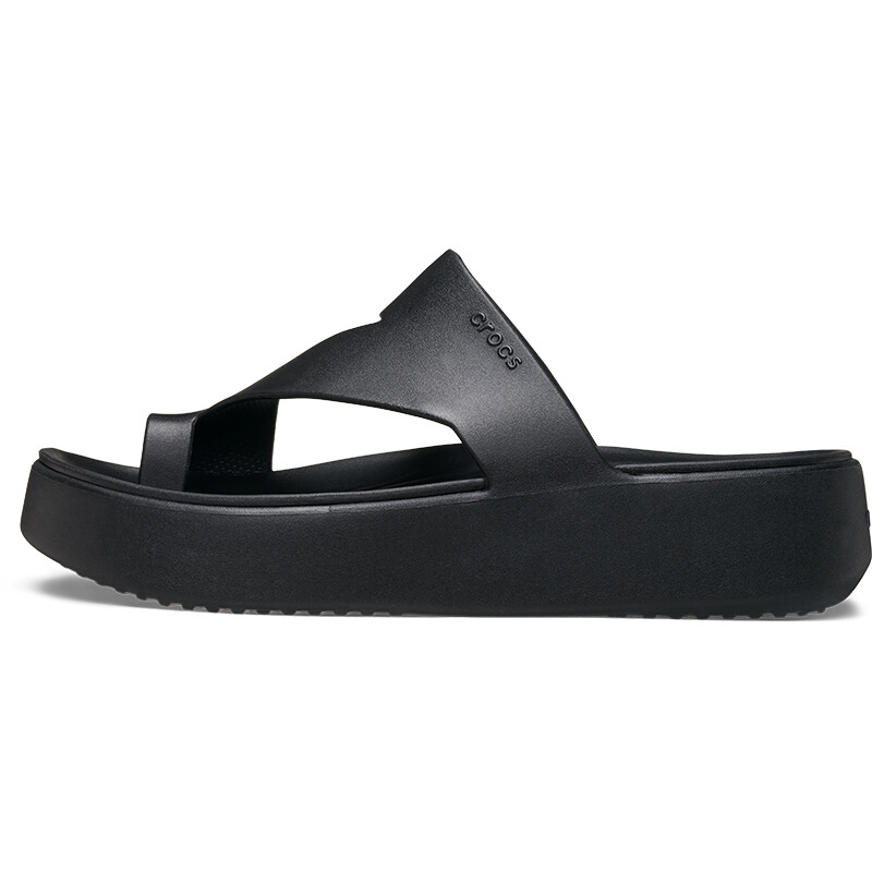 Sandalias Crocs Getaway Platform Toe Loop Negro