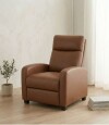 Butaca 1 Cuerpo Tela Repelente al Agua Living Barrel Marron Cuerina