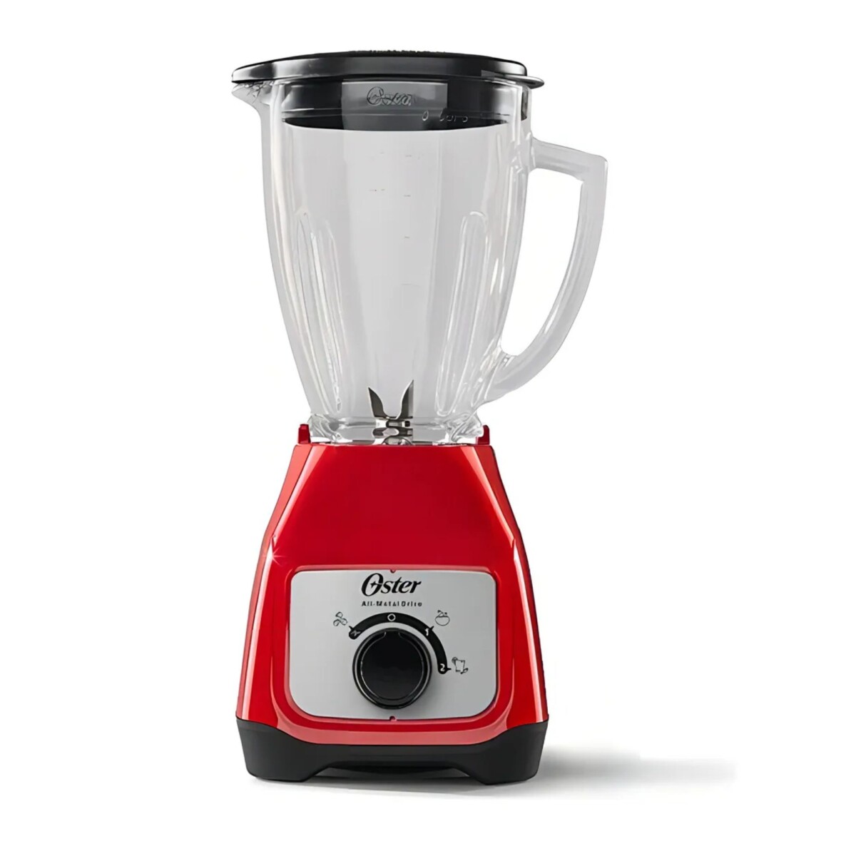 Licuadora Oster Con Vaso De Vidrio - Rojo 