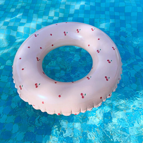 Flotador Inflable Rayas 80cm Cereza