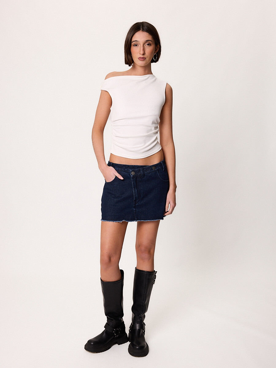 TOP BASSIO DIXIE Blanco