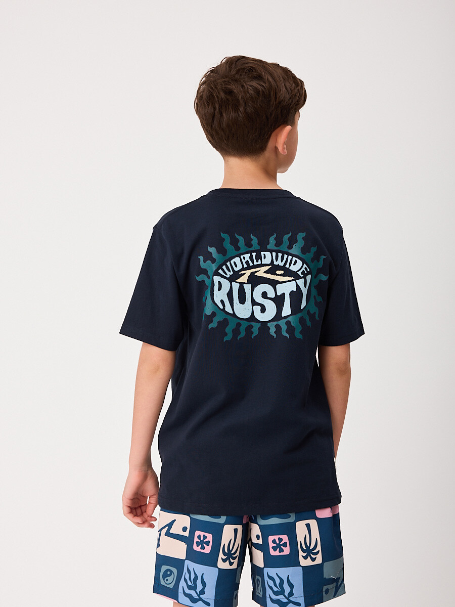 T-SHIRT MAVER TEEN RUSTY - Navy 